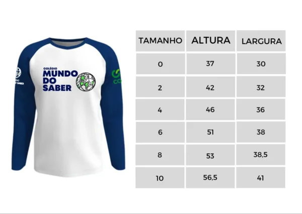 Camiseta Infantil Manga Longa - Berçário ao Pré 2 - Image 2