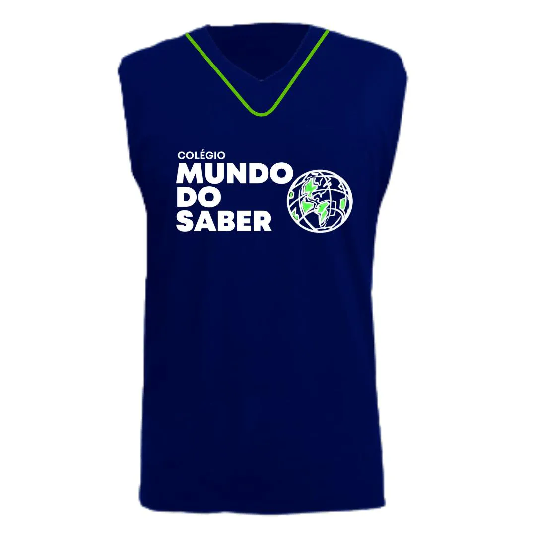 Camiseta Ensino Fundamental Regata - 1º ao 9º Ano