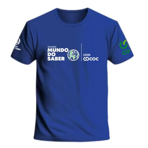 Camiseta Ensino Médio Azul Bic